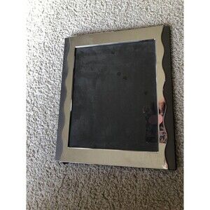 Burnes of Boston picture frame 8x10 Millenium-Wavy 2 Tone Polished Nickel